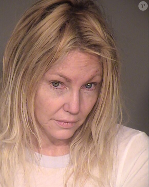 Mugshot de Heather Locklear arrêtée à son domicile pour avoir battu son compagnon le 26 février 2018. Los Angeles, CA -