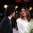 Marie Gillain et son mari Christophe Degli Esposti - Seconde journee du 13eme Festival International du Film de Marrakech et hommage a Juliette Binoche, le 30 novembre 2013. Marrakech