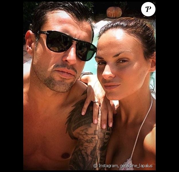 Géraldine Lapalus et son mari Julien - Instagram, 10 juin 2018