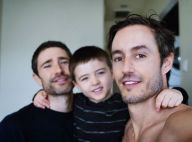 Matt Dallas (Kyle XY) : Craquant portrait de famille avec son mari et son fils