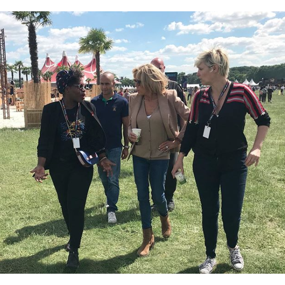 Brigitte Macron au festival Solidays, le vendredi 22 juin 2018.