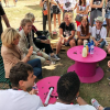 Brigitte Macron au festival Solidays, le vendredi 22 juin 2018.