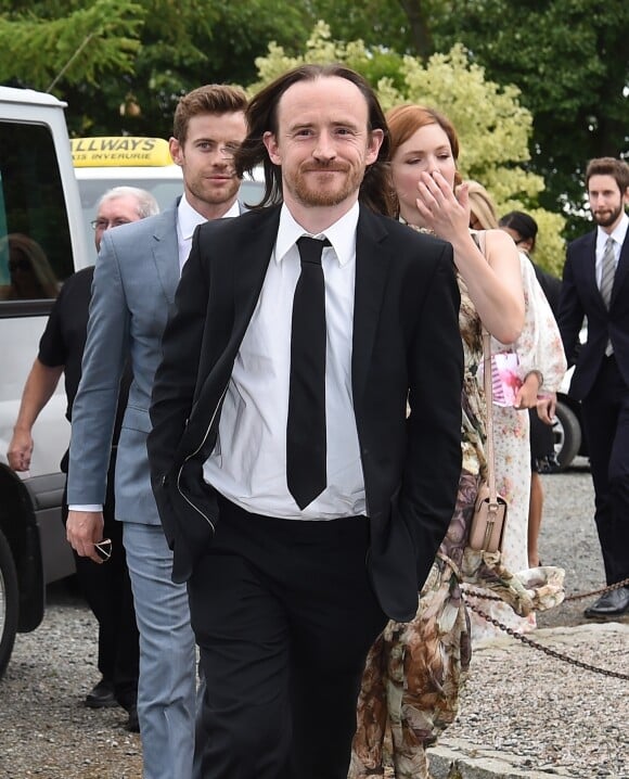 Ben Crompton - Les célébrités arrivent au mariage de Kit Harington et Rose Leslie en l'église Rayne a Aberdeen en Ecosse, le 23 juin 2018.