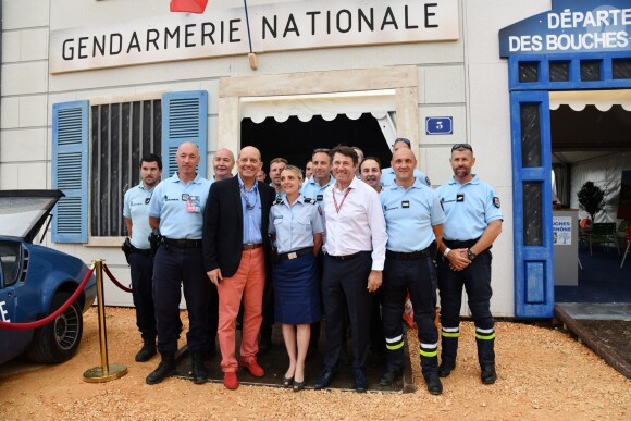 Exclusif - Christian Estrosi durant la journée d'essai du Grand Prix de France au Castellet le 23 juin 2018. Christian Estrosi, le maire de Nice et le vice président du Conseil Regional de PACA, est à l'origine du retour du Grand prix de France au Circuit Paul Ricard. © Bruno Bebert/Bestimage