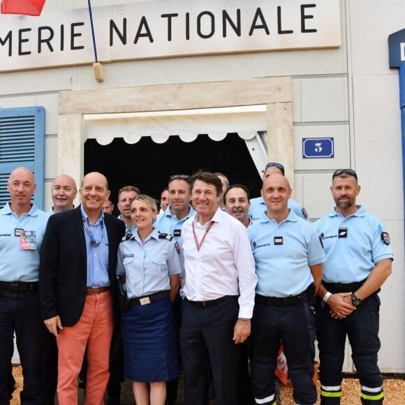 Exclusif - Christian Estrosi durant la journée d'essai du Grand Prix de France au Castellet le 23 juin 2018. Christian Estrosi, le maire de Nice et le vice président du Conseil Regional de PACA, est à l'origine du retour du Grand prix de France au Circuit Paul Ricard. © Bruno Bebert/Bestimage