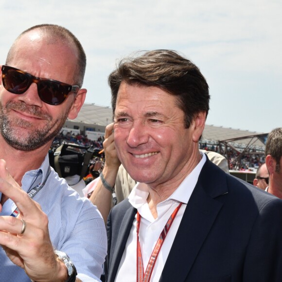 Christian Estrosi durant la journée d'essai du Grand Prix de France au Castellet le 23 juin 2018. Christian Estrosi, le maire de Nice et le vice président du Conseil Regional de PACA, est à l'origine du retour du Grand prix de France au Circuit Paul Ricard. © Bruno Bebert/Bestimage