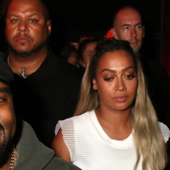 Kanye West, Kim Kardashian, La La Anthony - Soirée pour célébrer la sortie de l'album KTSE de Teyana Taylor à Los Angeles, le 21 juin 2018.