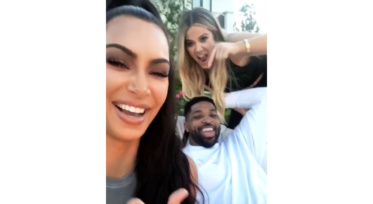 Photo Kim Kardashian Et Tristan Thompson à Lanniversaire De Khloé