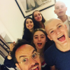 Jarry sur le tournage des "Bracelets rouges", saison 2. Un cliché dévoilé le 28 juin 2018.