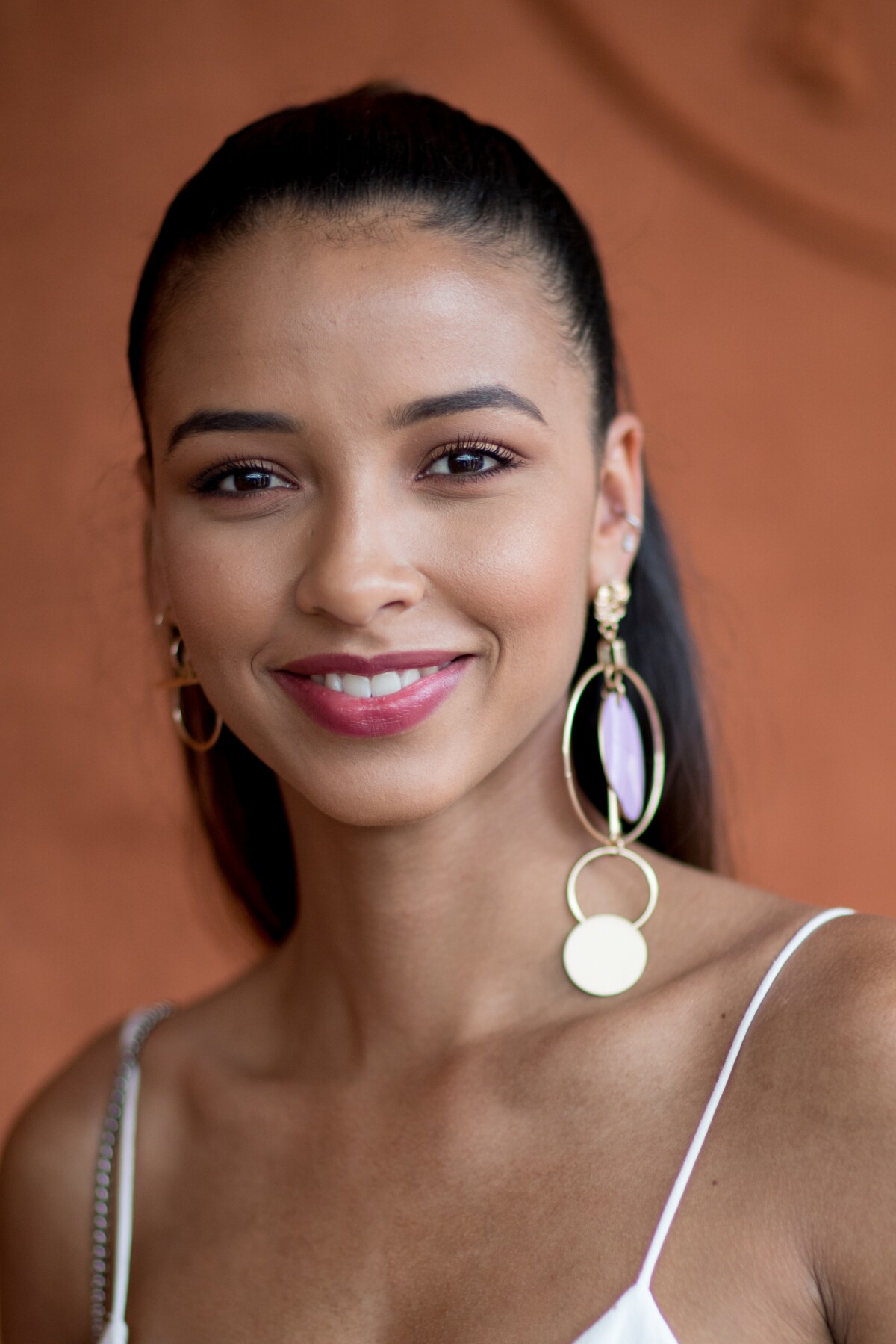 Photo : Flora Coquerel au village des Internationaux de France de