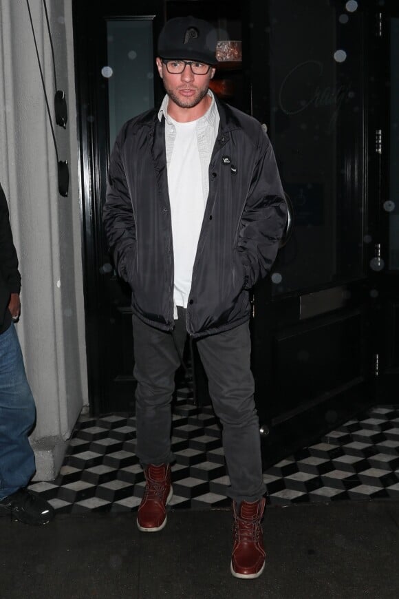Ryan Phillippe quitte le restaurant Craig's à West Hollywood le 22 mars 2018.