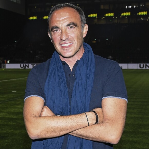 Exclusif - Nikos Aliagas présentateur de la soirée - Les célébrités lors du match des légendes, France98 contre une sélection FIFA 98 à la U Arena à Nanterre, France, le 12 juin 2018. France98 a gagné 3-2. © Bestimage