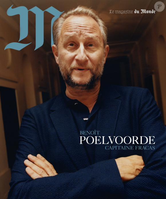 Benoît Poelvoorde en couverture de "M le magazine du Monde", 29 juin 2018.
