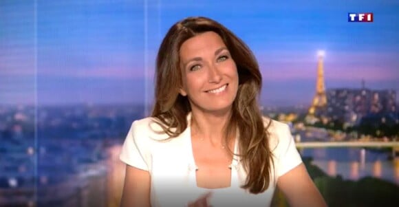 Anne-Claire Coudray sur le plateau de TF1 - 29 juin 2018