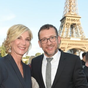 Michèle Laroque et Dany Boon - Soirée du 90ème anniversaire de Line Renaud sur le Bateau Potel et Chabot "Pavillon Seine" à Paris le 2 juillet 2018. © Coadic Guirec/Bestimage