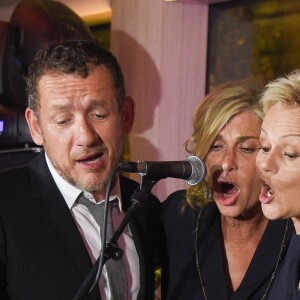 Semi-exclusif - Dany Boon, Michèle Laroque, Muriel Robin, Mimie Mathy - Soirée du 90ème anniversaire de Line Renaud sur le Bateau Potel et Chabot "Pavillon Seine" à Paris le 2 juillet 2018. © Coadic Guirec/Bestimage