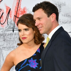 La princesse Eugenie d'York et son fiancé Jack Brooksbank à la soirée d'été de la galerie Serpentine à Londres le 19 juin 2018.