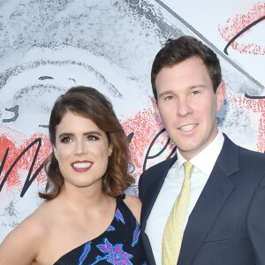 La princesse Eugenie d'York et son fiancé Jack Brooksbank à la soirée d'été de la galerie Serpentine à Londres le 19 juin 2018.