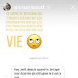Alicia Aylies fait une grosse mise au point sur sa vie privée sur Instagram, le 2 juillet 2018.