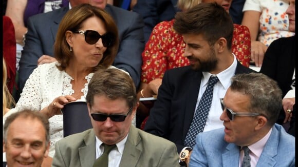 Carole Middleton : La mère de Kate et Pippa copine avec Gerard Piqué à Wimbledon