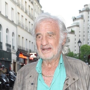 Semi-exclusif - Jean-Paul Belmondo - Les célébrités lors de la générale de la pièce de théâtre "La Tête Dans Les Etoiles" au Théâtre de la Gaîté-Montparnasse à Paris, France, le 24 mai 2018. © Coadic Guirec/Bestimage24/05/2018 - Paris