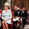 Le prince William et la duchesse Catherine de Cambridge à l'abbaye de Westminster, le 10 juillet 2018 à Londres, pour le service marquant le centenaire de la Royal Air Force (RAF).
