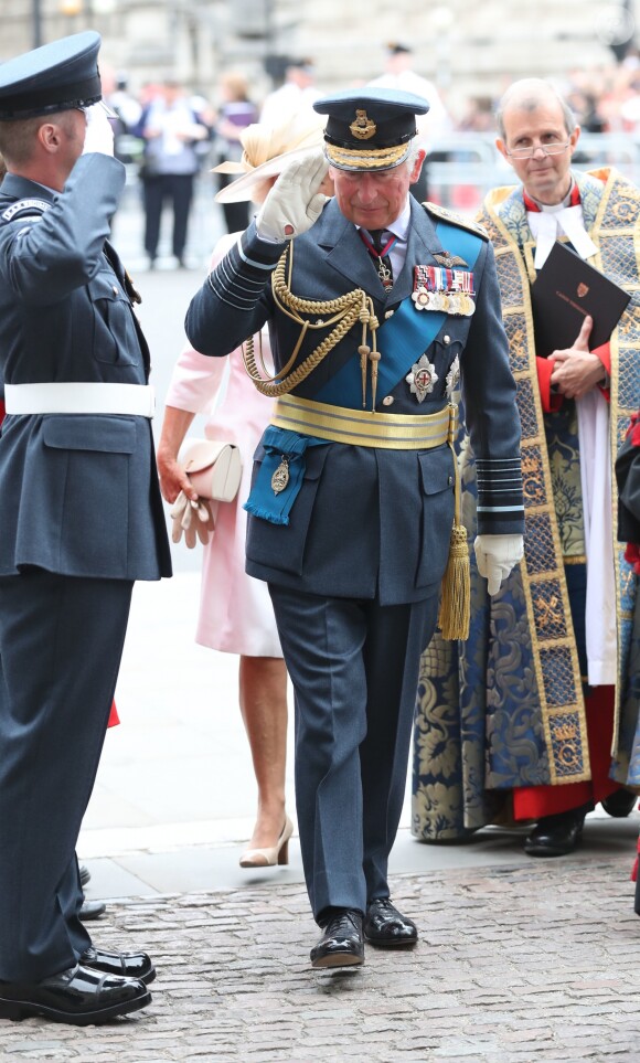 The Prince of Wales attends a service at Westminster Abbey, London, UK on July 10, 2018, to mark the centenary of the Royal Air Force. Photo by Steve Parsons/PA Wire/ABACAPRESS.COM10/07/2018 - London