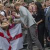 Le prince Harry, duc de Sussex et sa femme Meghan Markle, duchesse de Sussex visitent le musée de l'émigration à Dublin en Irlande le 11 juillet 2018