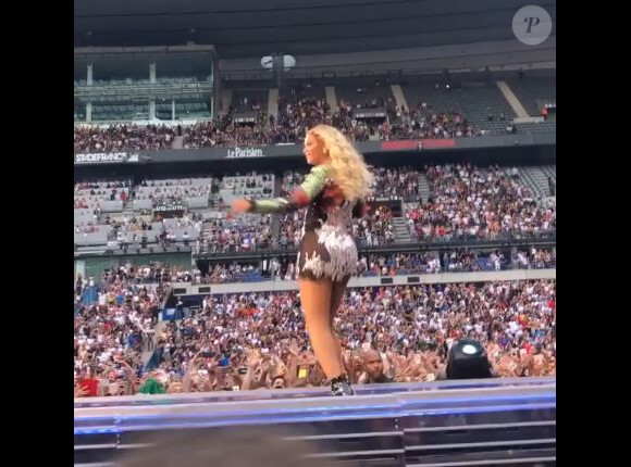 Beyoncé sur scène à Paris, le 15 juillet 2018