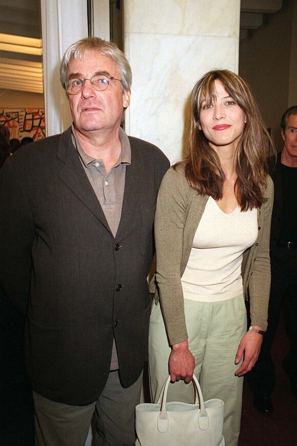 Andrzej Żuławski et Sophie Marceau à Paris en 2001.