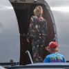 Exclusif - Justin Bieber et sa fiancée Hailey Baldwin prennent un jet privé à Miami, le 15 juillet 2018