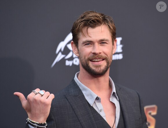 Chris Hemsworth à la première de 'Avengers: Infinity War' au théâtre El Capitan à Hollywood, le 23 avril 2018 © Chris Delmas/Bestimage