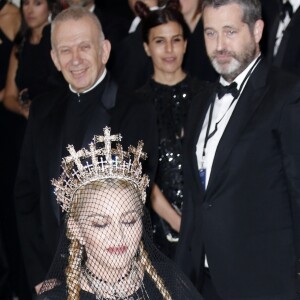 Madonna Met Gala (Met Ball, Costume Institute Benefit) 2018 célébrant l'ouverture de l'exposition Heavenly Bodies: Fashion and the Catholic Imagination, au Metropolitan Museum of Art à New York, le 7 mai 2018. © Charles Guerin / Bestimage