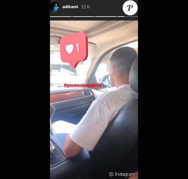 Story Instagram d'Adil Rami le 22 juillet 2018