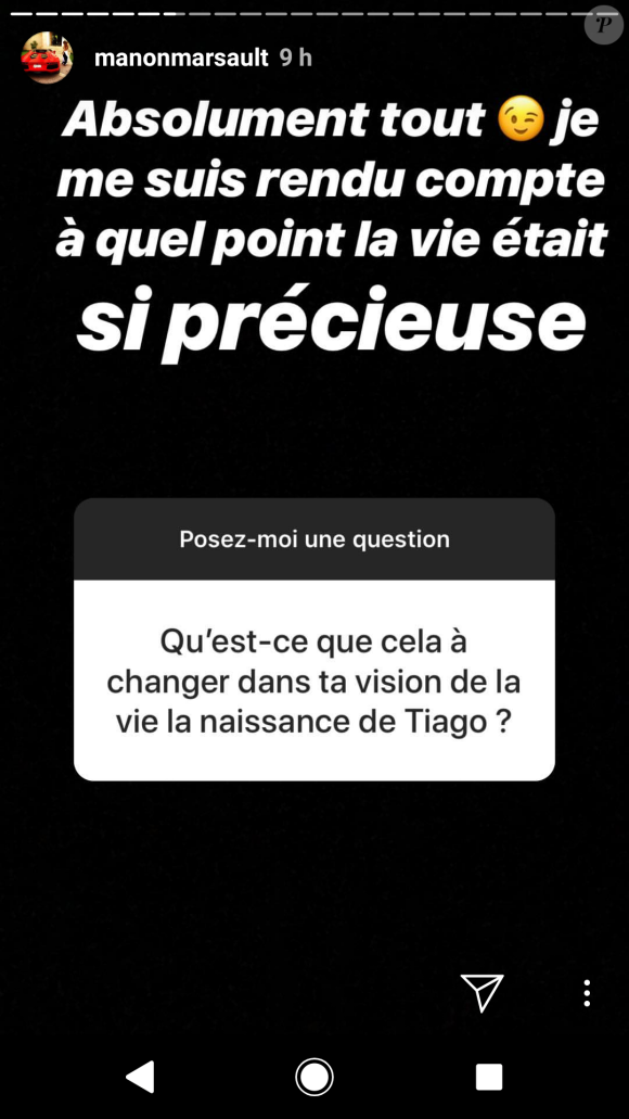 Manon Marsault répond aux questions des internautes sur Instagram - 22 juillet 2018