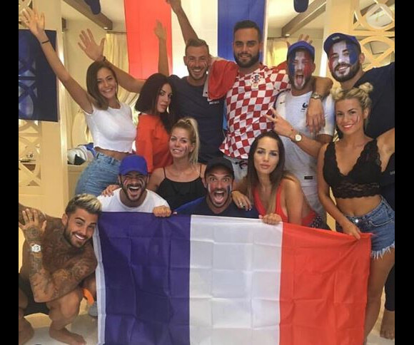 Tous Les Marseillais réunis pour fêter la victoire de l'équipe de France lors de la Coupe du monde 2018 - Instagram, 15 juillet 2018