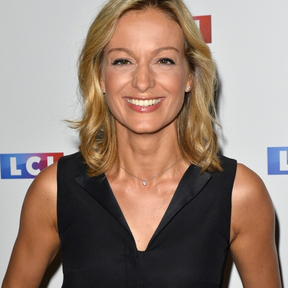 Audrey Crespo-Mara lors du photocall de la conférence de rentrée de la chaine LCI à Boulogne Billancourt le 30 août 2017. © Coadic Guirec / Bestimage
