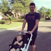 Ryan Lochte aevc son fils Caiden sur Instagram le 29 mai 2018.
