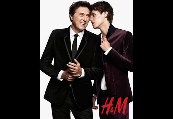 Bryan Ferry et son fils Tara pour H&M, automne 2011.