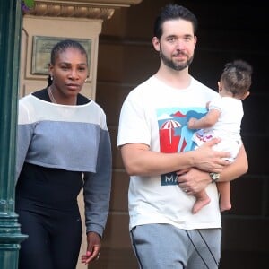 Exclusif - Serena Williams a visité le parc Disneyland Paris avec son mari Alexis Ohanian et leur fille Alexis Olympia Ohanian Jr et des membres de leur famille dont Oracene Price à Marne-la-Vallée le 7 juin 2018.