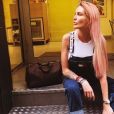 Marie Garet a les cheveux roses - 10 juillet 2018