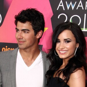Joe Jonas et Demi Lovato en 2010.