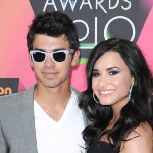 Joe Jonas et Demi Lovato en 2010.