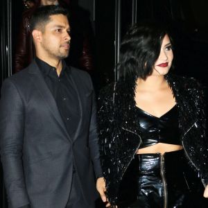 Demi Lovato et son compagnon Wilmer Valderrama - People à l'after party de Jennifer Lopez des American Musics Awards à Hollywood le 22 novembre 2015.