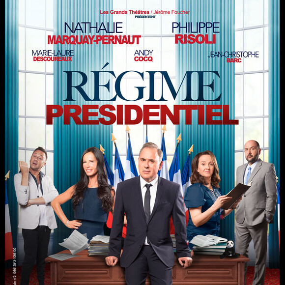Philippe Risoli et Nathalie Marquay dans "Régime présidentiel" - 2018
