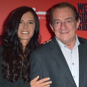 Jean-Pierre Pernaut et sa femme Nathalie Marquay - Soirée de gala de la comédie musicale "West Side Story" à la Seine Musicale à Boulogne-Billancourt le 16 octobre 2017. © Giancarlo Gorassini/Bestimage