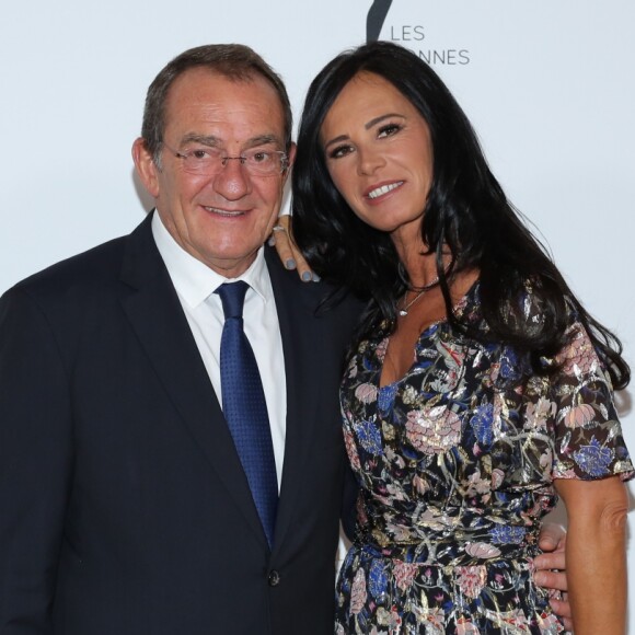 Jean-Pierre Pernaut et sa femme Nathalie Marquay - Gala de charité au profit de l'association "Les Bonnes fées" à l'hôtel d'Evreux, place Vendôme à Paris, le 20 mars 2017. © CVS/Bestimage