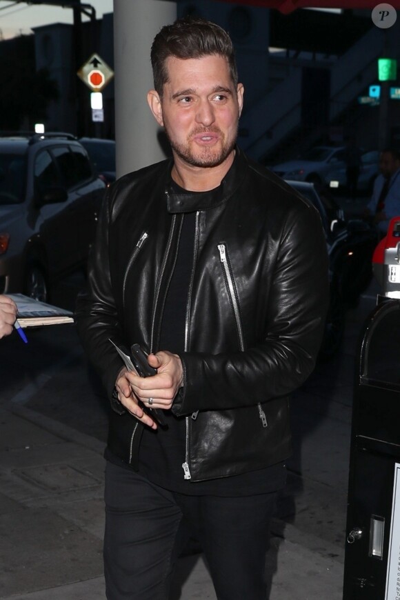 Michael Buble est allé diner au restaurant Craig à West Hollywood, le 4 mai 2018