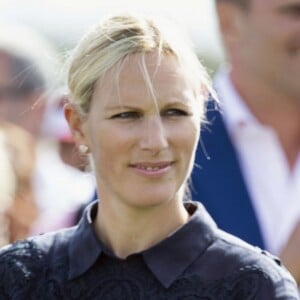 Zara Tindall lors du Royal County of Berkshire Polo Club International Day, le 28 juillet 2018.