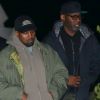 Kanye West est allé diner avec son père Ray West au restaurant Nobu à Malibu, le 15 février 2018